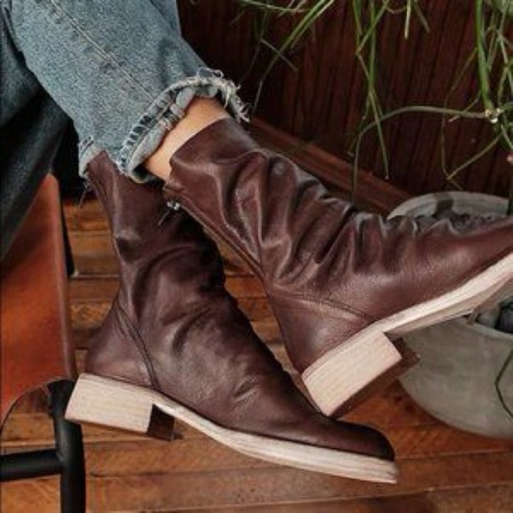 Free People Sutton Tight Slouch Boots